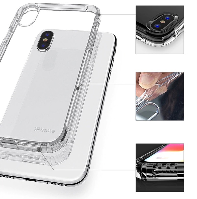 чехлы для iphone silicone case (прозрачный)