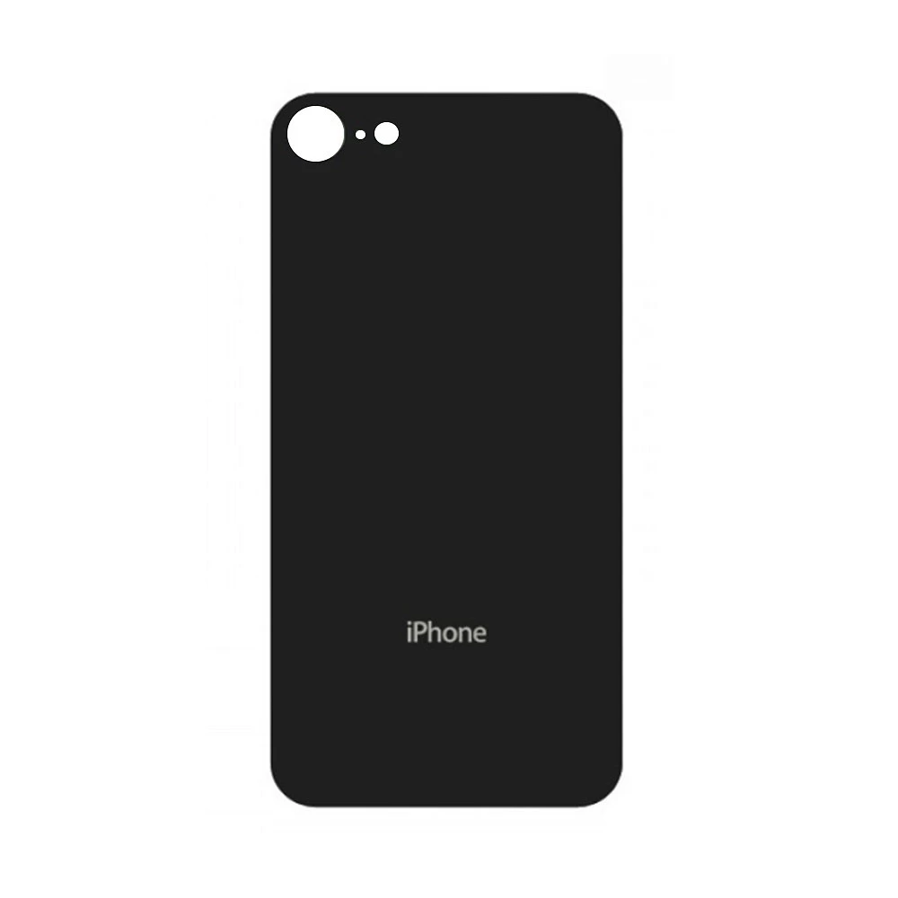Задняя крышка для iPhone SE 2020 (чёрный) + (СЕ) + логотип ORIG завод купить оптом