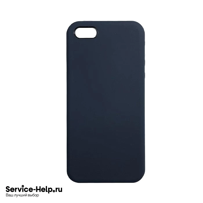 Чехол Silicone Case для iPhone 5 / 5S / SE (синий кобальт) без логотипа №8 COPY AAA+* купить оптом
