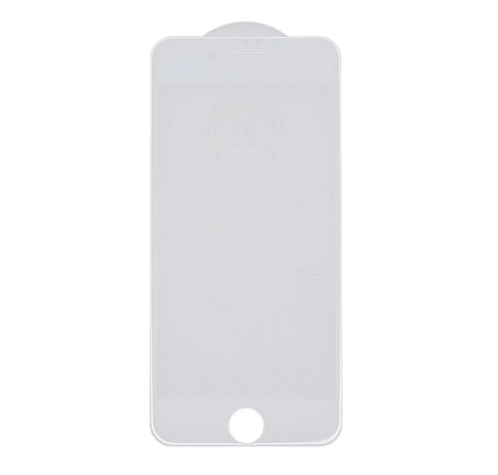 Стекло защитное 3D для iPhone 6 Plus/6S Plus (белый) с защитой динамика от пыли* купить оптом