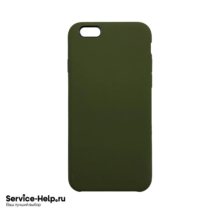 Чехол Silicone Case для iPhone 6 / 6S (тёмно-оливковый) без логотипа №48 COPY AAA+* купить оптом