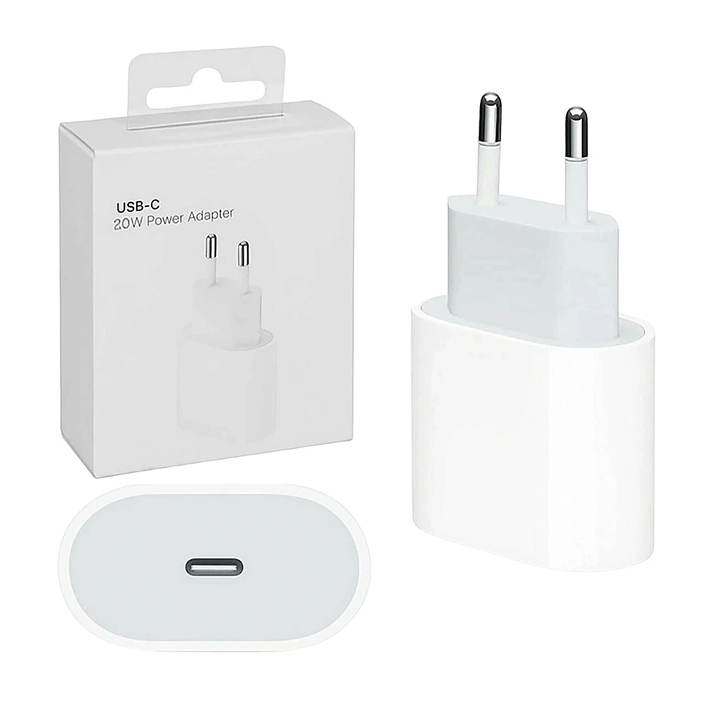 Сетевое зарядное устройство для iPhone (Type-C) 20W, 3A (белый) без упаковки COPY AAA+* купить оптом