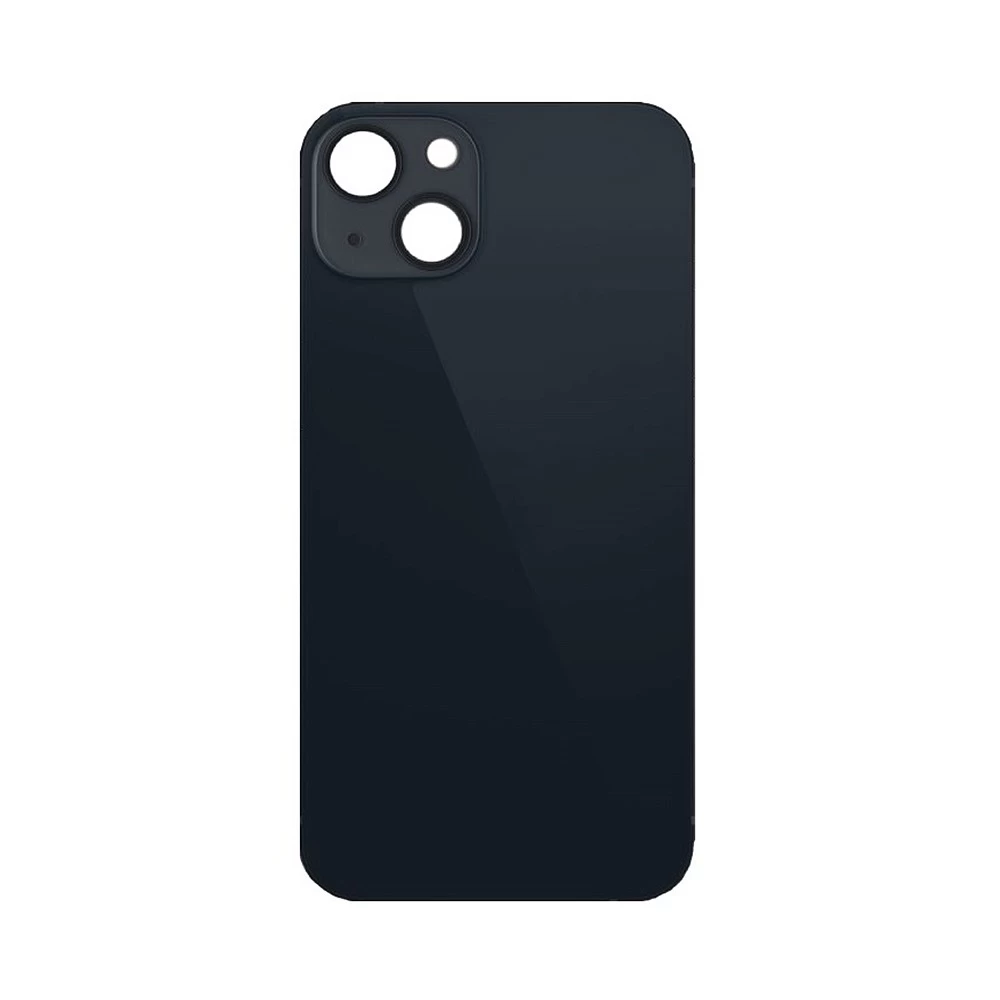 Задняя крышка для iPhone 13 Mini (чёрный) (ув. вырез камеры) + (СЕ) + логотип ORIG Завод купить оптом