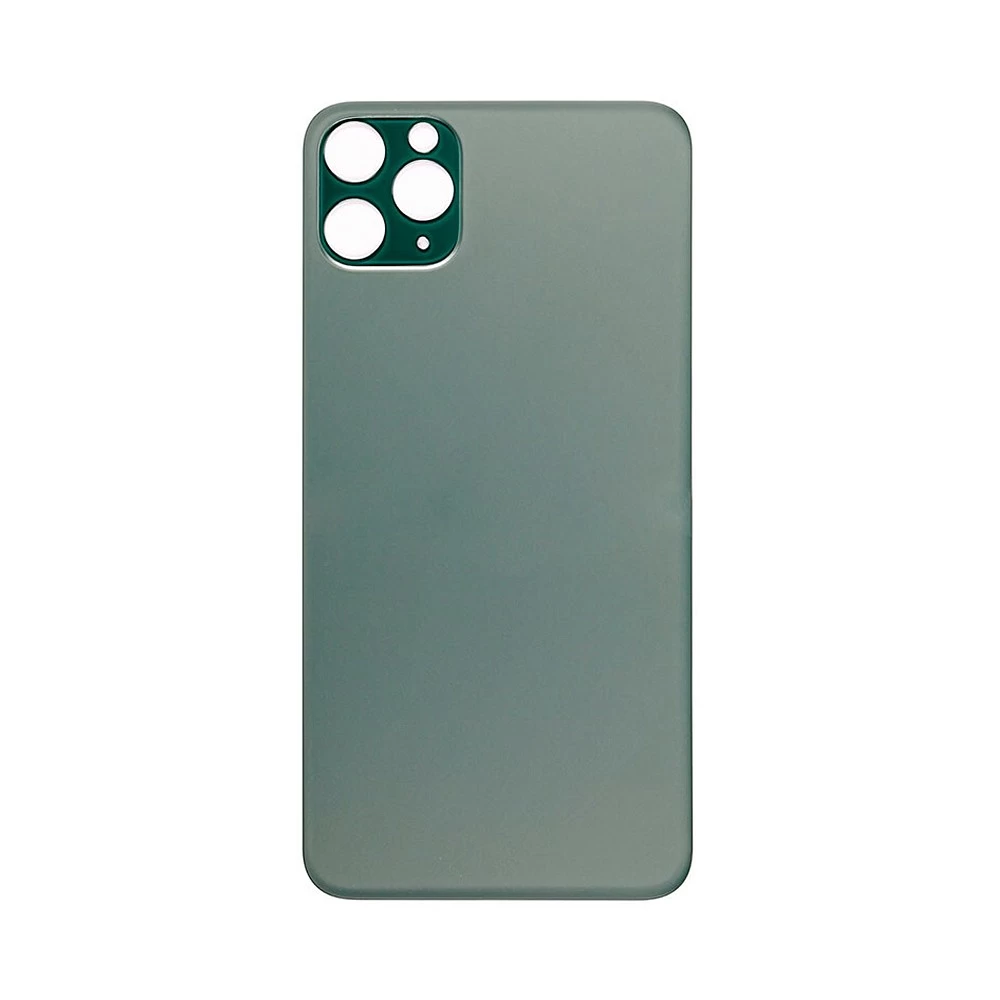 Задняя крышка для iPhone 11 PRO MAX (зелёный) (ув. вырез камеры) + (СЕ) + логотип ORIG Завод купить оптом