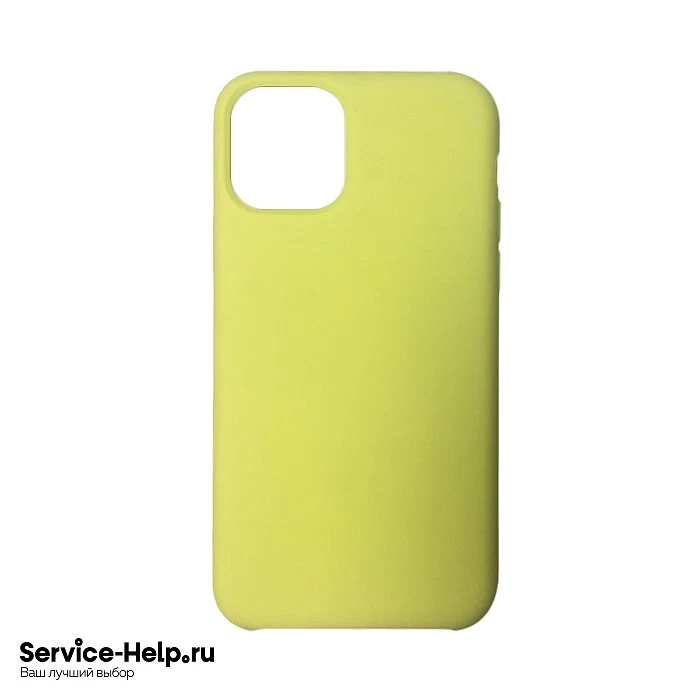 Чехол Silicone Case для iPhone 12 / 12 PRO (жёлтый неон) закрытый низ №32 COPY AAA+* купить оптом