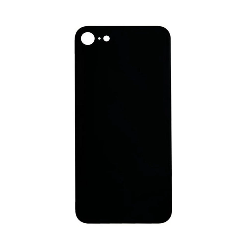 Задняя крышка для iPhone 8 (чёрный) (ув. вырез камеры) + (СЕ) + логотип ORIG Завод купить оптом