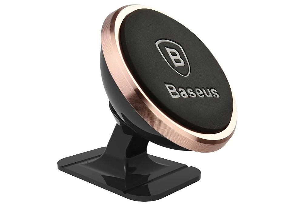 Держатель автомобильный Baseus 360 Strong Magnetic NT0R (чёрный/розовый) * купить оптом