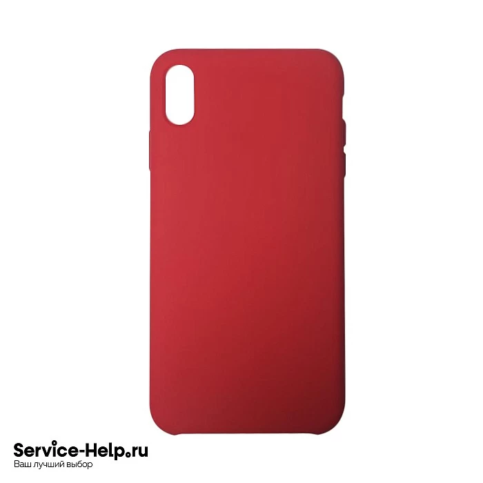Чехол Silicone Case для iPhone XS MAX (красный) №2 ORIG Завод* купить оптом