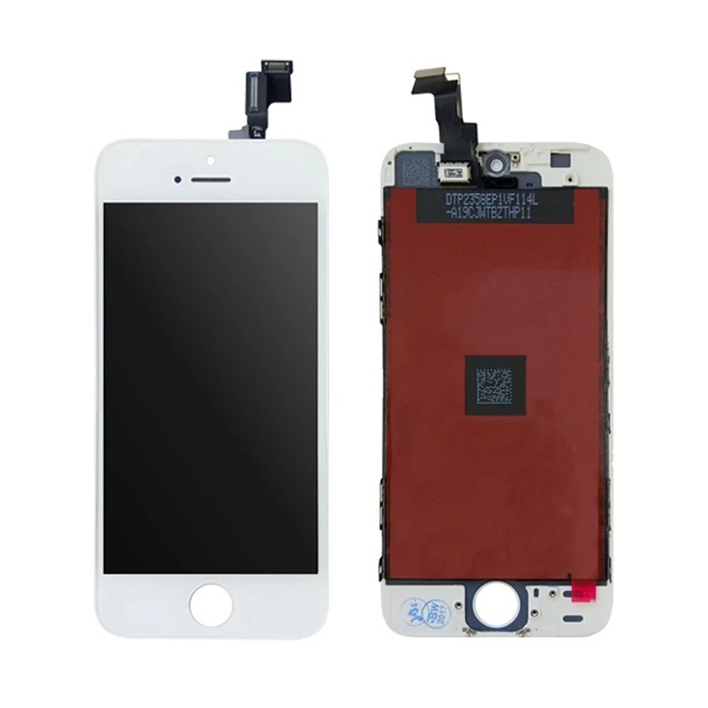 Дисплей для iPhone 5S/SE в сборе с тачскрином (белый) COPY "Hancai" + глазок камеры купить оптом