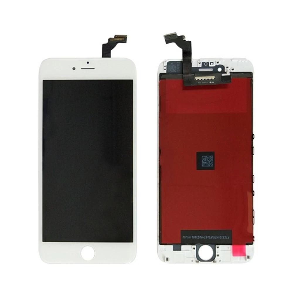 Дисплей для iPhone 6 Plus в сборе с тачскрином (белый) COPY "Hancai"+ глазок камеры купить оптом