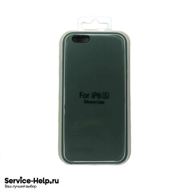 Чехол Silicone Case для iPhone 6 / 6S (изумрудный) без логотипа №58 COPY AAA+ купить оптом
