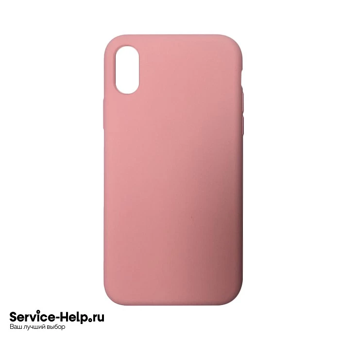 Чехол Silicone Case для iPhone X / XS (светло-розовый) без логотипа №12 COPY AAA+* купить оптом