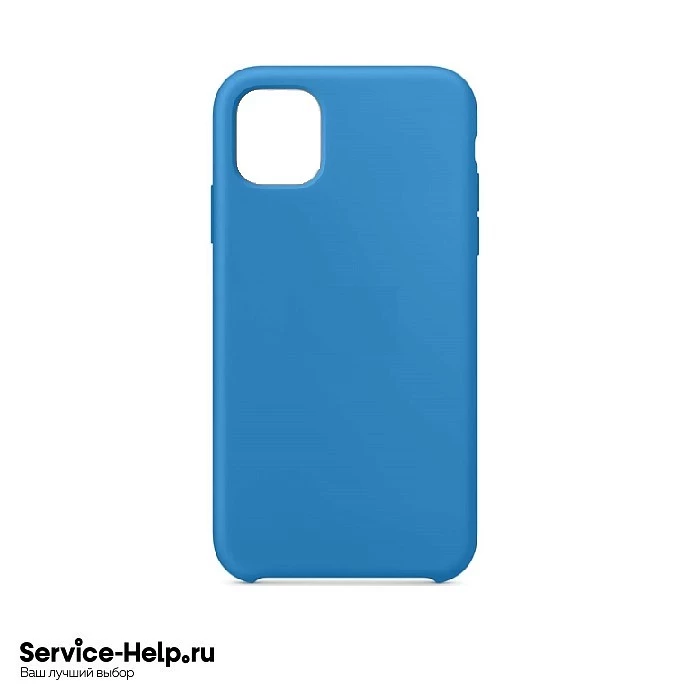 Чехол Silicone Case для iPhone 12 / 12 PRO (голубая пудра) закрытый низ без логотипа №53 COPY AAA+ купить оптом
