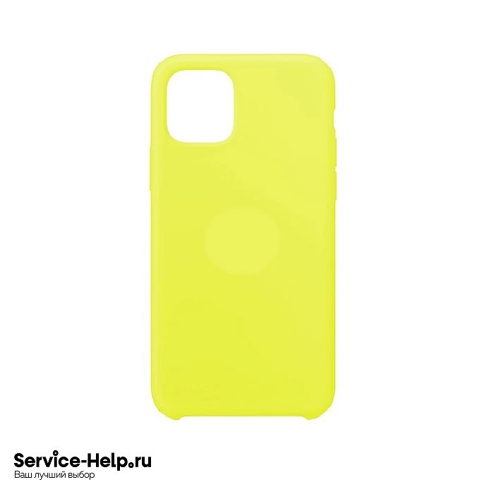 Чехол Silicone Case для iPhone 12 / 12 PRO (жёлтый неон) без логотипа №32 COPY AAA+* купить оптом