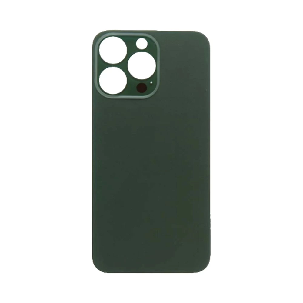 Задняя крышка для iPhone 13 PRO MAX (зелёный) (ув. вырез камеры) + (СЕ) + логотип ORIG Завод купить оптом