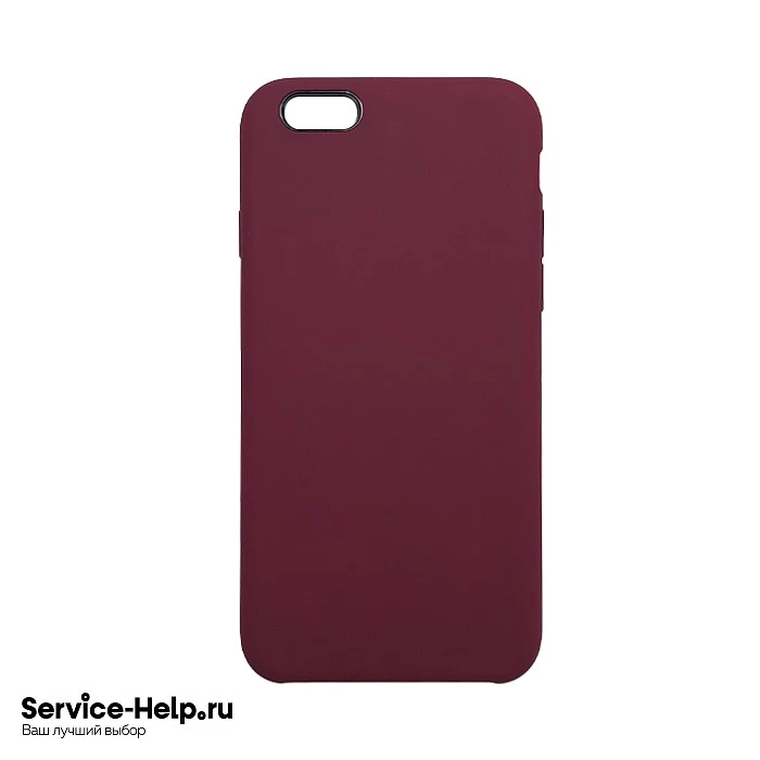 Чехол Silicone Case для iPhone 6 / 6S (бордовый) без логотипа №52 COPY AAA+* купить оптом