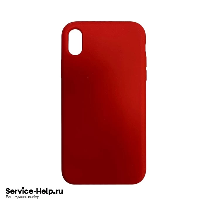 Чехол Silicone Case для iPhone XR (красный) без логотипа №14 COPY AAA+* купить оптом