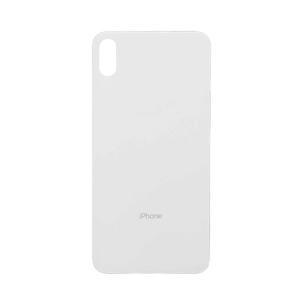 Задняя крышка для iPhone XS MAX (белый) (ув. вырез камеры) + (СЕ) + логотип ORIG Завод купить оптом