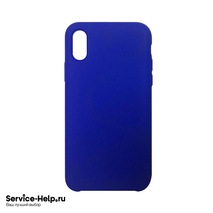 Чехол Silicone Case для iPhone X / XS (ультра синий) без логотипа №40 COPY AAA+* купить оптом