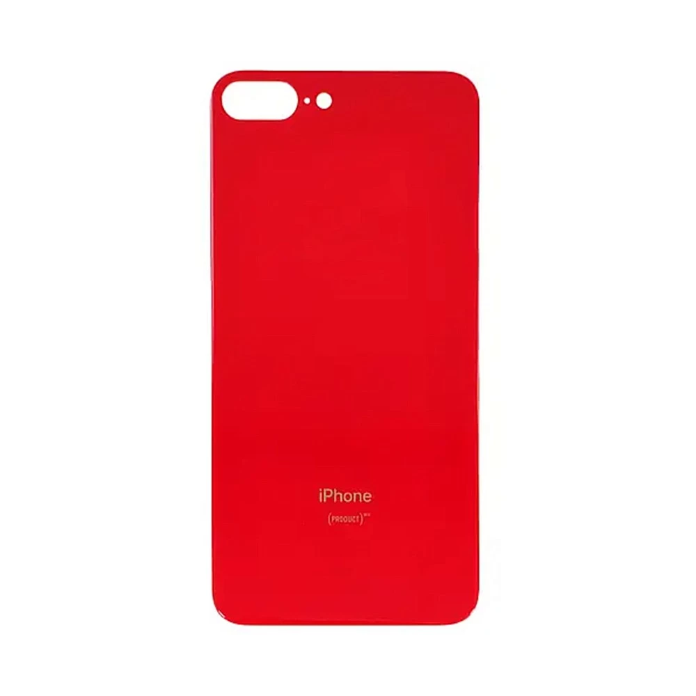 Задняя крышка для iPhone 8 Plus (красный) (ув. вырез камеры) + (СЕ) + логотип ORIG Завод купить оптом