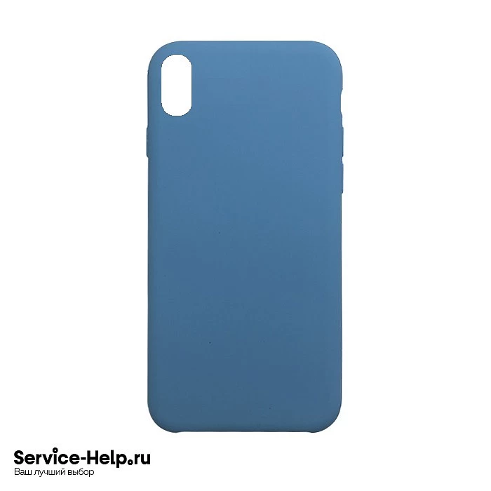 Чехол Silicone Case для iPhone X / XS (голубая пудра) без логотипа №53 COPY AAA+* купить оптом