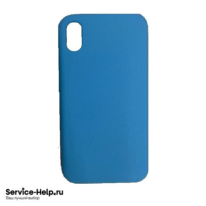 Чехол Silicone Case для iPhone X / XS (голубой) №16 COPY AAA+ купить оптом