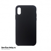 Чехол Silicone Case для iPhone X / XS (чёрный) без логотипа №18 COPY AAA+ - Service-Help.ru