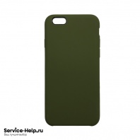 Чехол Silicone Case для iPhone 6 / 6S (тёмно-оливковый) без логотипа №48 COPY AAA+ - Service-Help.ru