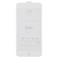 Стекло защитное 6D для iPhone 6 Plus/6S Plus (белый) - Service-Help.ru