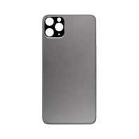 Задняя крышка для iPhone 11 PRO MAX (серый космос) (ув. вырез камеры) + (СЕ) + логотип ORIG Завод - Service-Help.ru