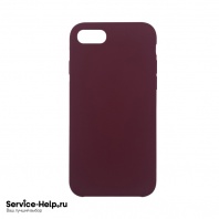 Чехол Silicone Case для iPhone 7 / 8 (бордовый) без логотипа №52 COPY AAA+ - Service-Help.ru