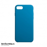 Чехол Silicone Case для iPhone 7 / 8 (голубой) без логотипа №16 COPY AAA+ - Service-Help.ru