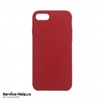 Чехол Silicone Case для iPhone 7 / 8 (тёмно-красный) без логотипа №33 COPY AAA+ - Service-Help.ru