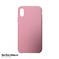 Чехол Silicone Case для iPhone X / XS (розовый) без логотипа №6 COPY AAA+ - Service-Help.ru