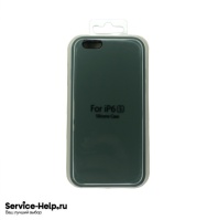 Чехол Silicone Case для iPhone 6 / 6S (изумрудный) без логотипа №58 COPY AAA+ - Service-Help.ru