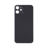 Задняя крышка для iPhone 12 Mini (чёрный) (ув. вырез камеры) + (СЕ) + логотип ORIG Завод - Service-Help.ru