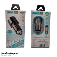 Автомобильное зарядное устройство (АЗУ) Ansty CAR-03 3.1A USB/USB Fast Charger (серебро) - Service-Help.ru