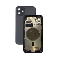 Корпус для iPhone 12 (чёрный) (дефект рамки камеры) ORIG Завод (CE) + логотип - Service-Help.ru