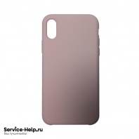 Чехол Silicone Case для iPhone X / XS (пудра) без логотипа №19 COPY AAA+ - Service-Help.ru