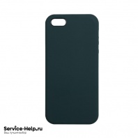Чехол Silicone Case для iPhone 5 / 5S / SE (тёмно-оливковый) без логотипа №48 COPY AAA+ - Service-Help.ru