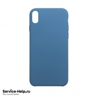 Чехол Silicone Case для iPhone X / XS (голубая пудра) без логотипа №53 COPY AAA+ - Service-Help.ru